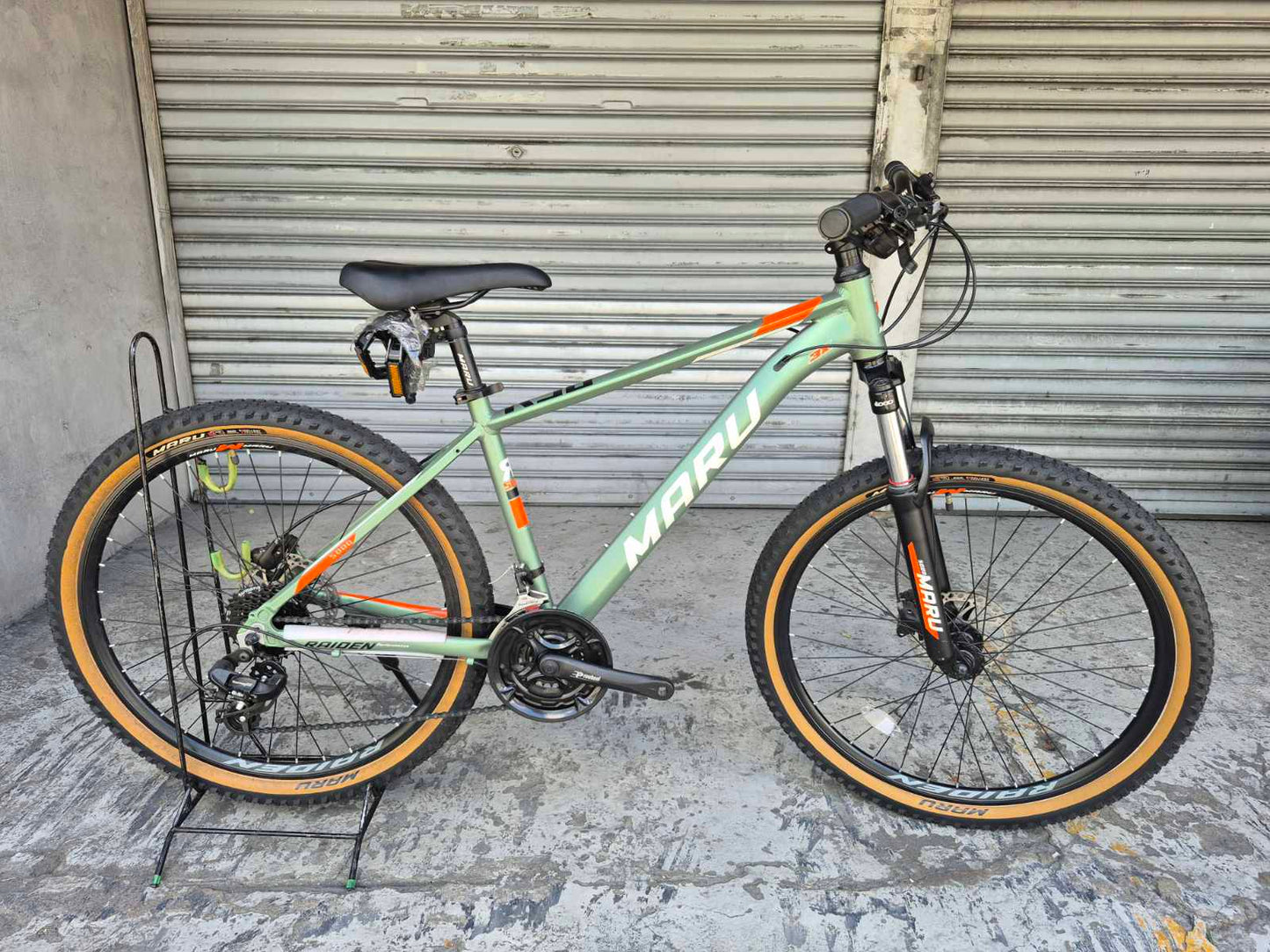 Maru Raiden XT AL6061 Aluminum MTB Bike 26er, 1x8-Speed - Dirty
