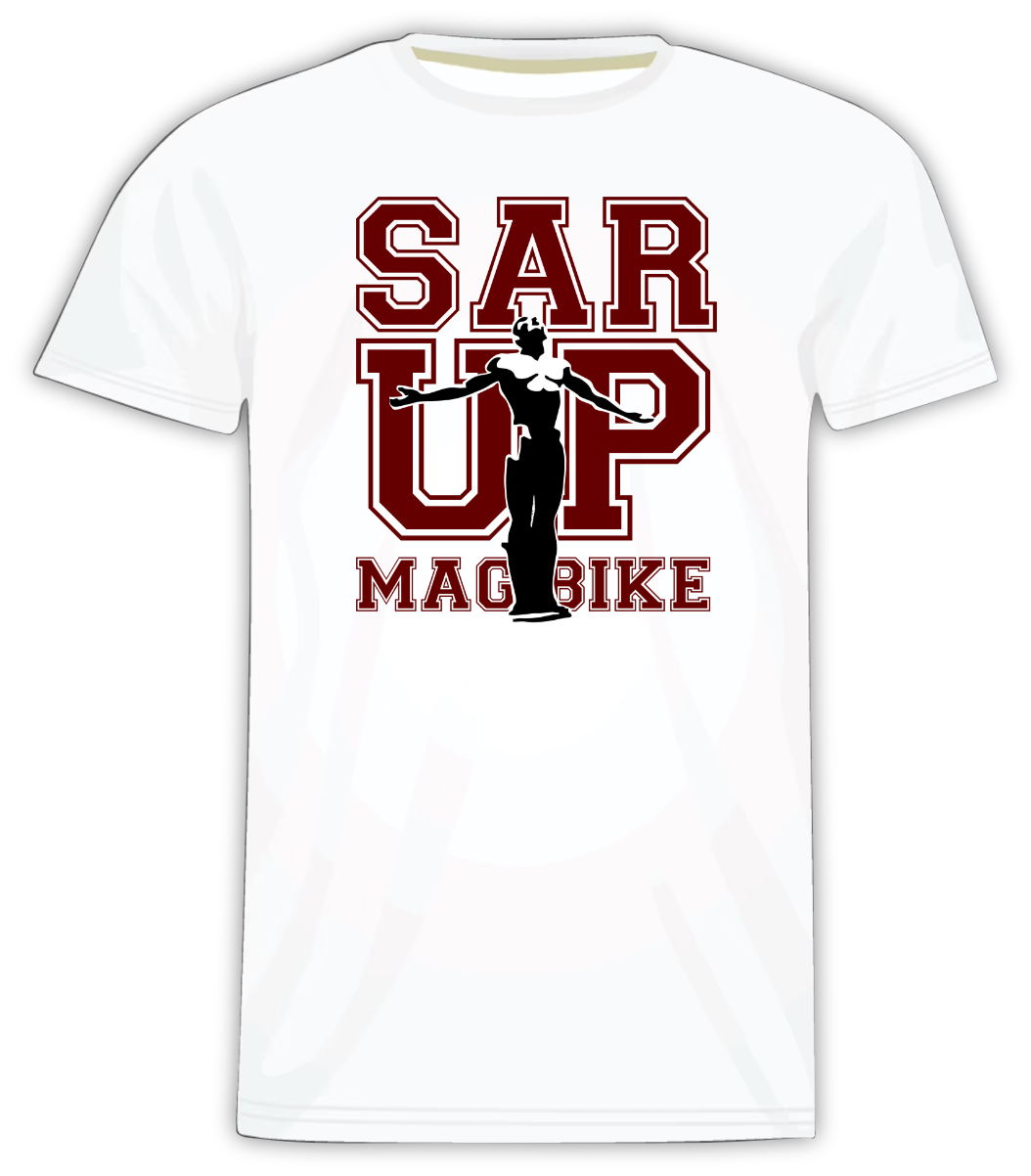 SarUPMagBike Tshirt White