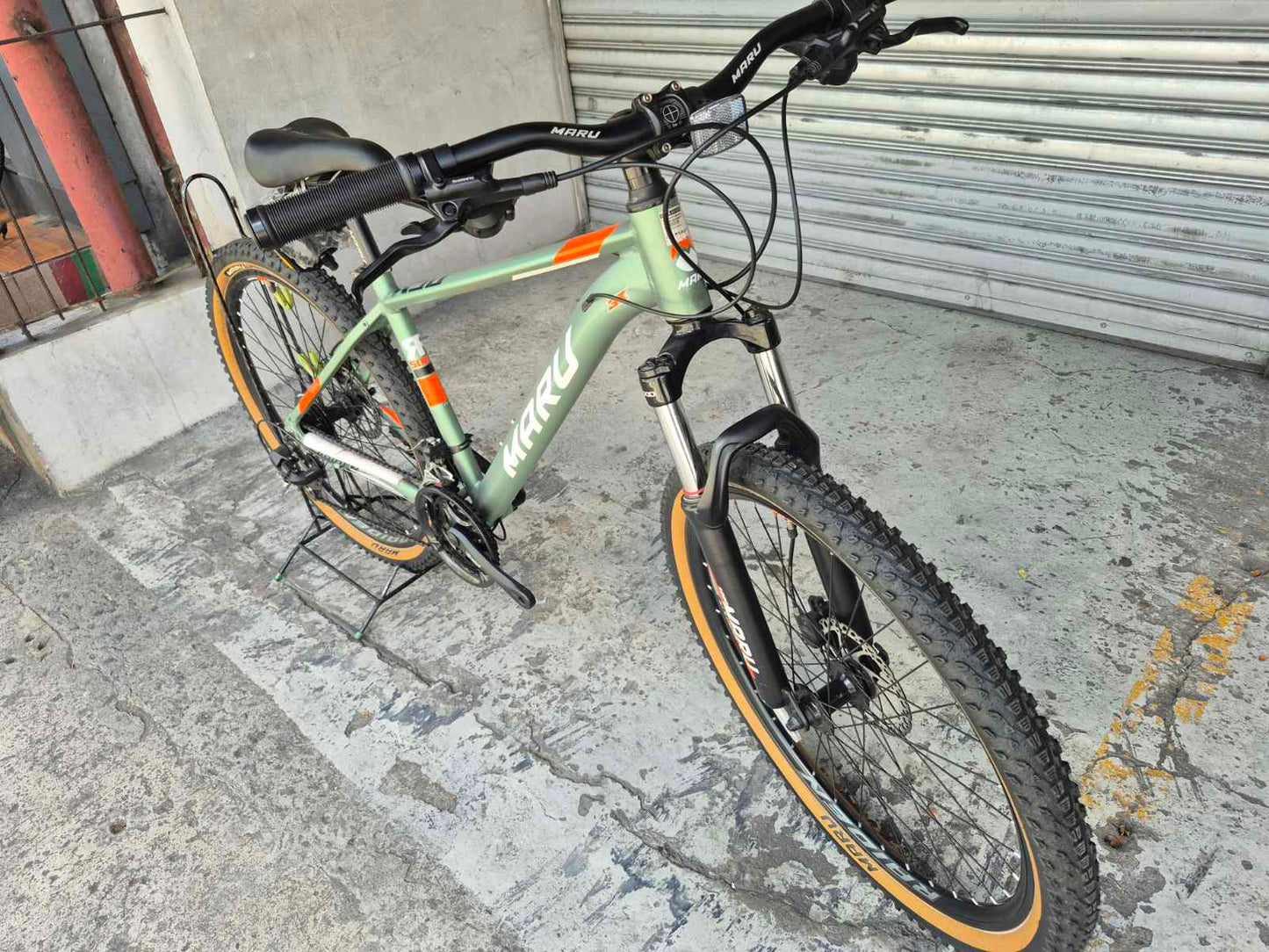 Maru Raiden XT AL6061 Aluminum MTB Bike 26er, 1x8-Speed - Dirty