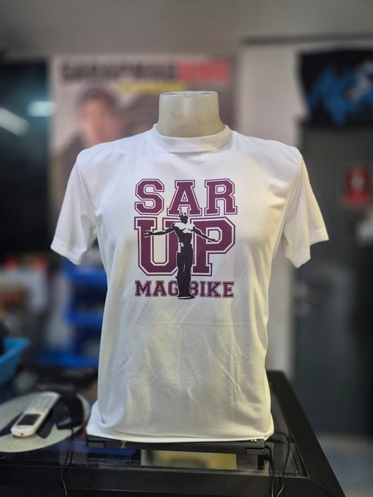 SarUPMagBike Tshirt White