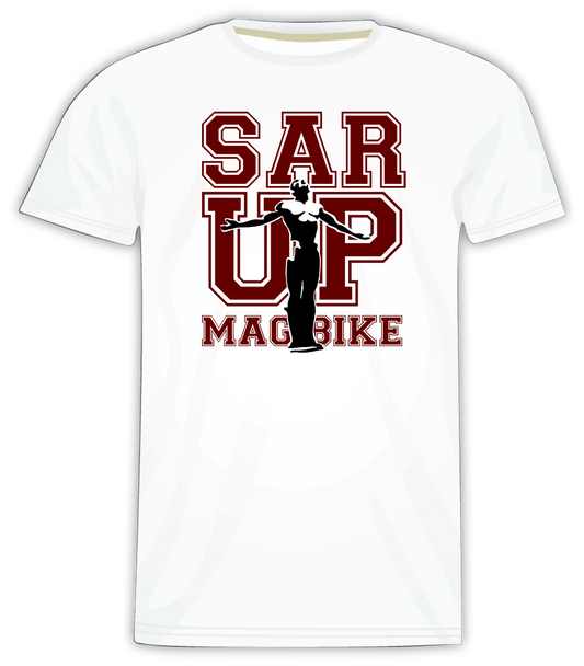 SarUPMagBike Tshirt White